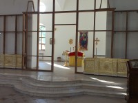 Возведение иконостаса